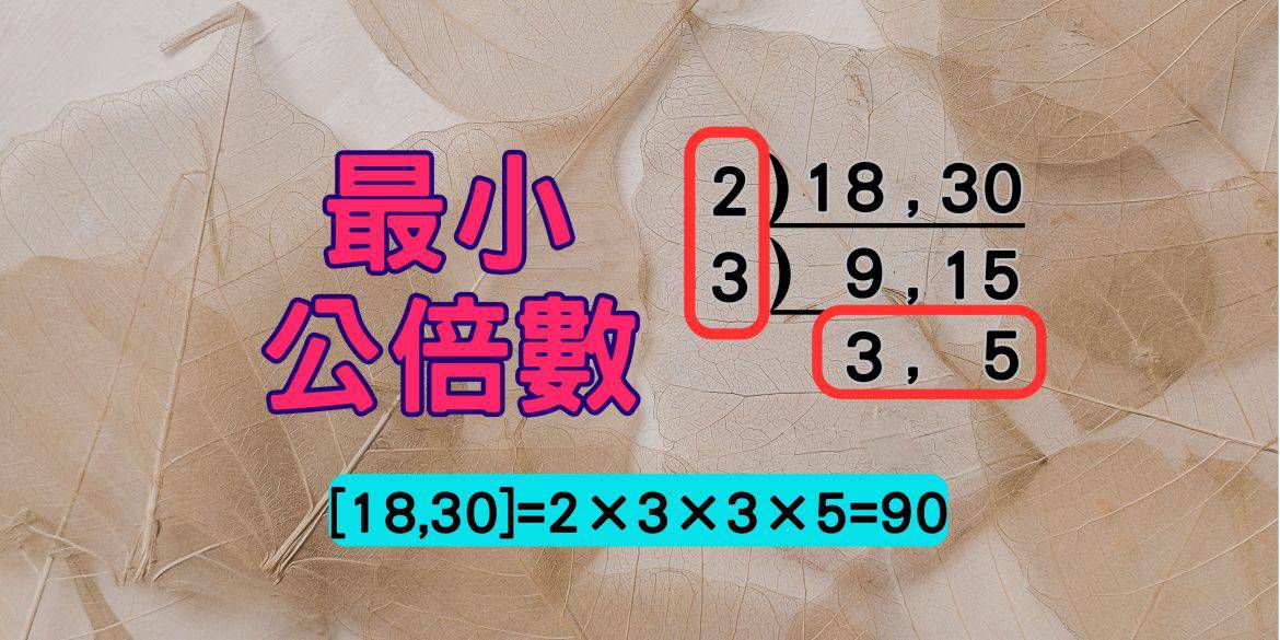 最小公倍數練習